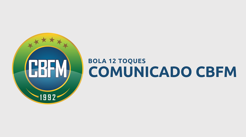 Comunicado CBFM – Adiamento do Brasileiro Individual 2021 da 12 Toques