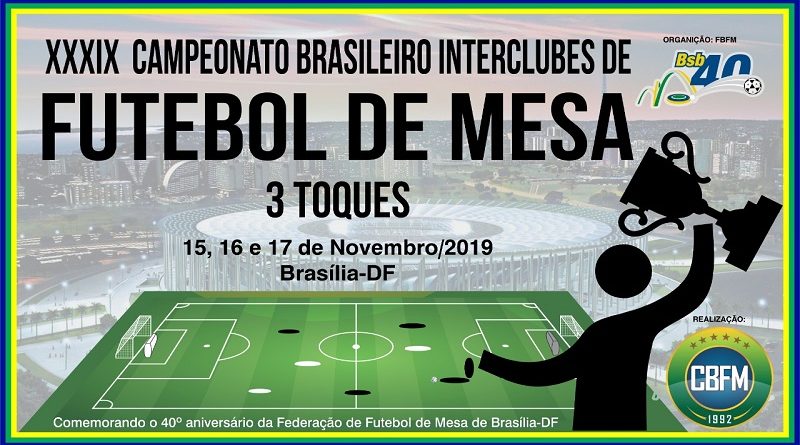 Carta convite para o XXXIX Campeonato Brasileiro Interclubes – Bola 3 Toques