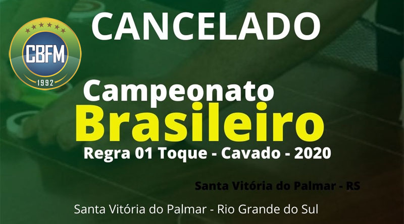 O Brasileiro 2020 de Cavado foi cancelado