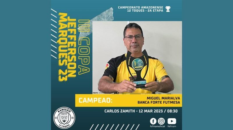 Miguel Marialva leva a III Copa Jefferson Marques