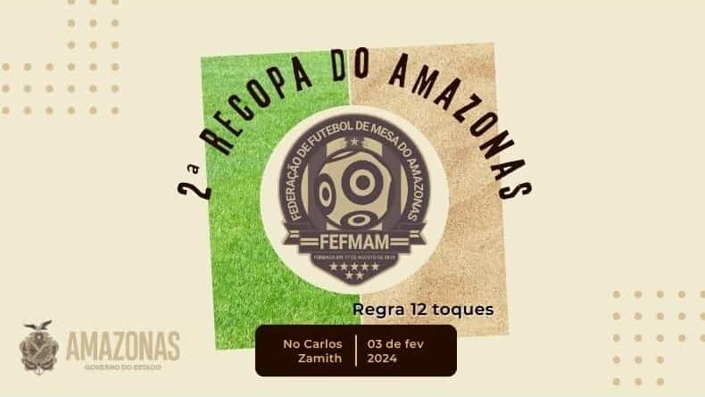 II Recopa do Amazonas da regra 12 toques vem aí