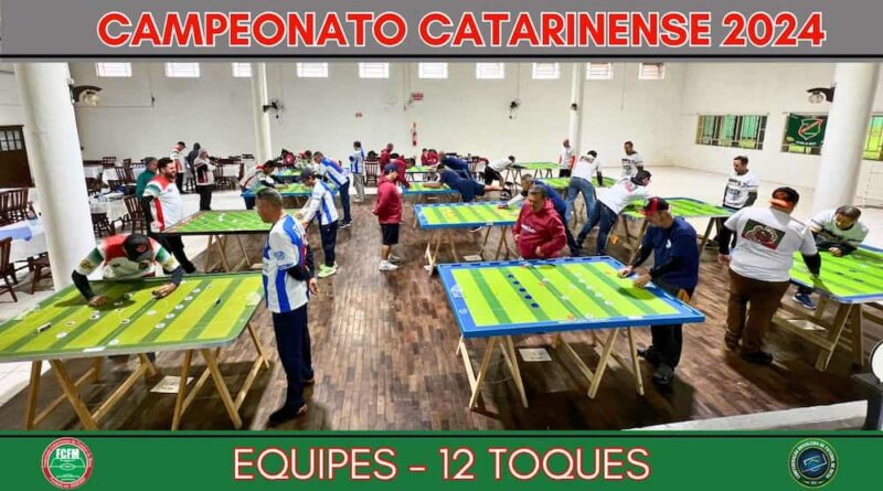 Santa Catarina conhece um novo campeão de Equipes 12 Toques