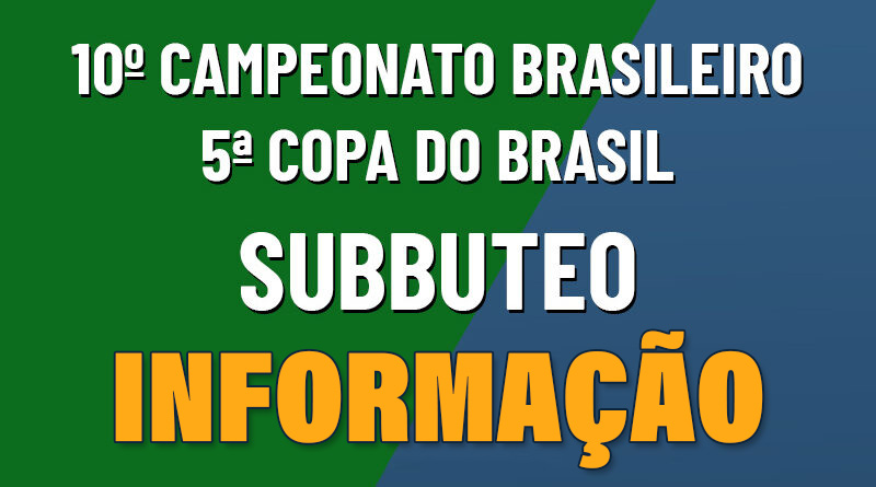 Subbuteo alteração no Brasileiro