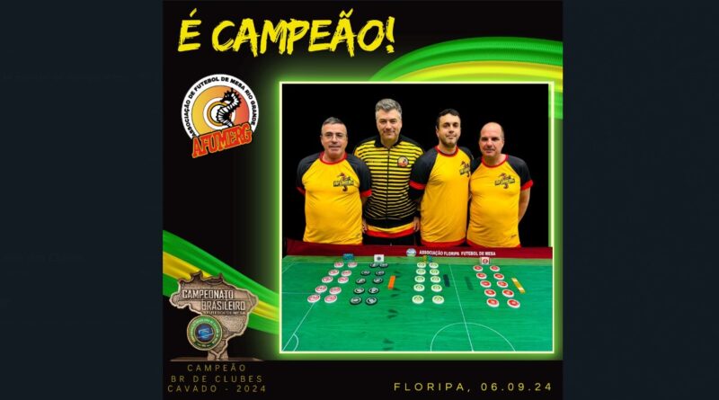 AFUMERG conquista o Campeonato Brasileiro de Clubes Cavado 2024