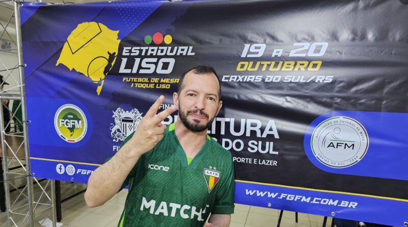 Silvio Silveira é bicampeão estadual 1 Toque Liso