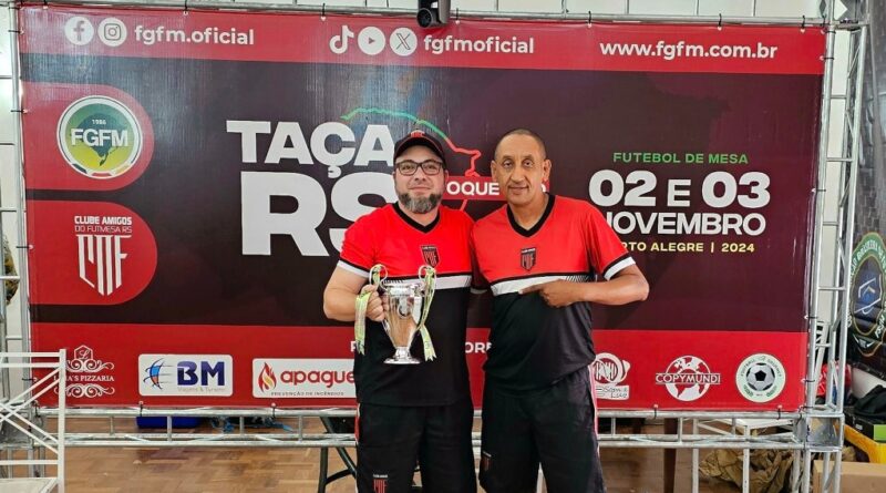 Bruno Schemes é o grande Campeão da Taça RS regra 1 Toque Liso