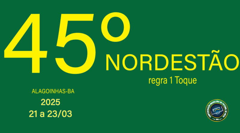 45º Campeonato Nordestão – Carta Convite