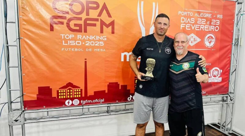 Allison Acosta é o campeão da III Copa FGFM Top Ranking Liso