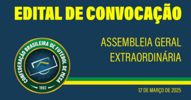 Edital de Convocação – Assembleia Geral Extraordinária – CBFM