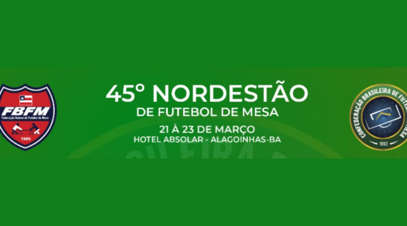 45º Nordestão de Futebol de Mesa regra 1 Toque