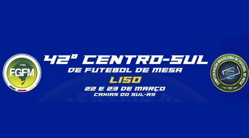 42º Centro-Sul de Futebol de Mesa regra 1 Toque liso